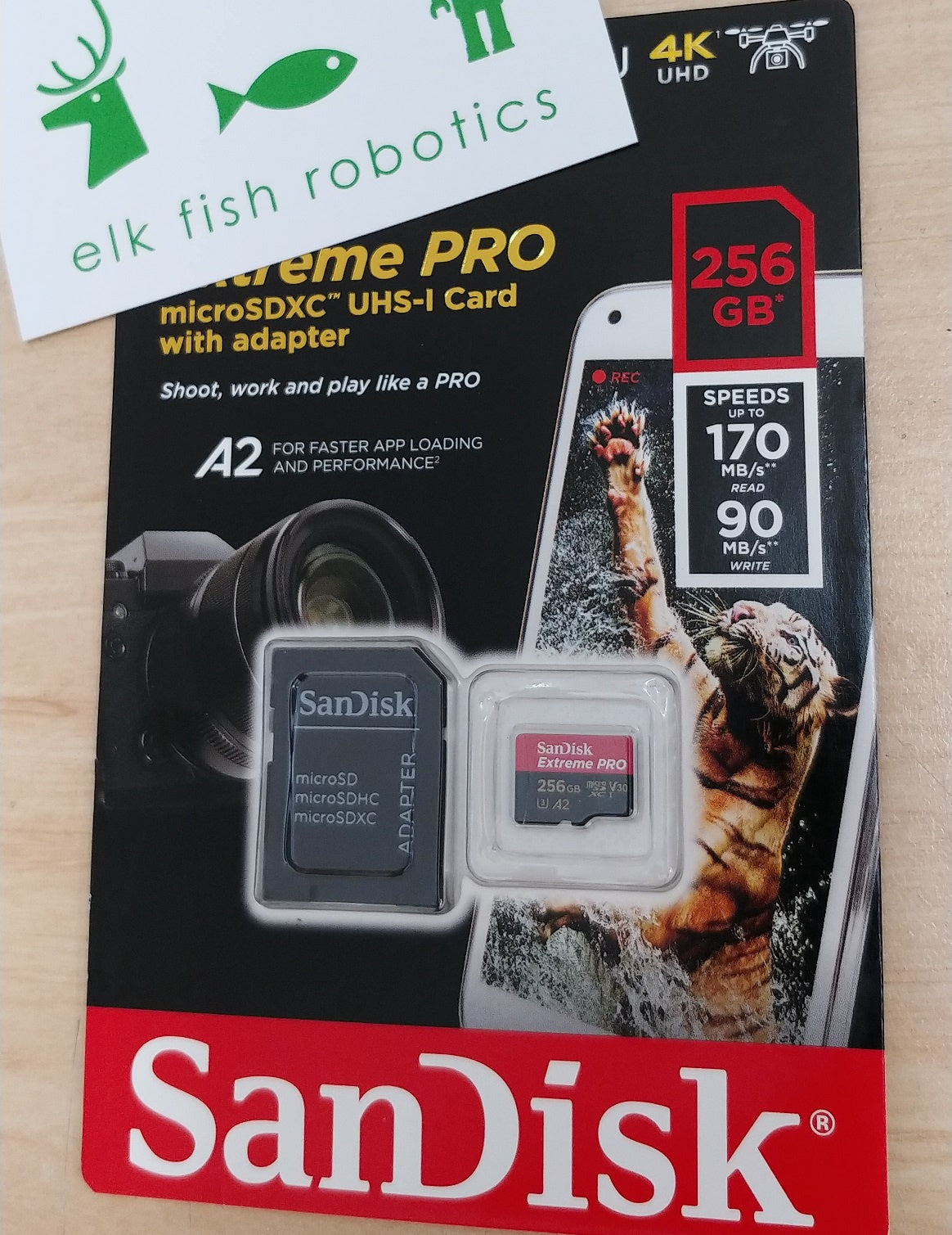 Sandisk 256 G Extreme Pro Micro SD card